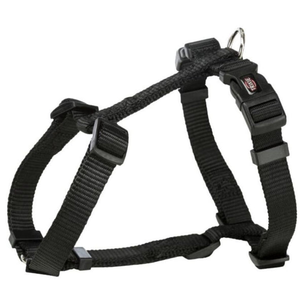 Нагръдник за куче Trixie Premium H-harness тип "H" с регулируема дължина, черен цвят