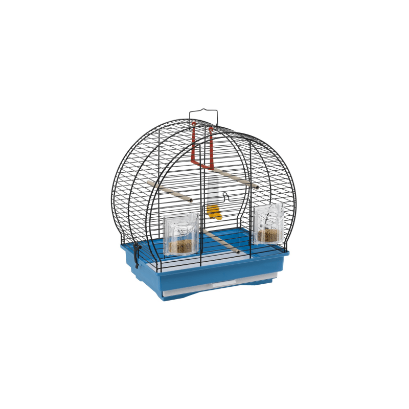 Оборудвана клетка за птици CAGE LUNA 1 BLACK 40х23,5х38,5см.