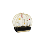 Оборудвана клетка за птици CAGE LUNA 2 BRASS 44,5x25x45,5см.