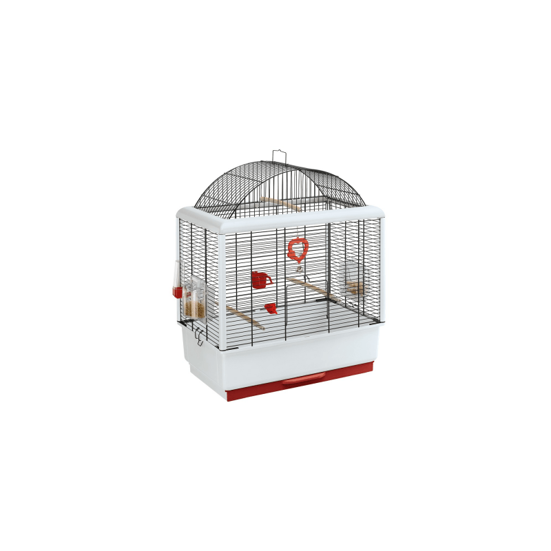 Оборудвана клетка за птици CAGE PALLADIO 3 BLACK  49х30х65см.