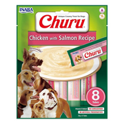 Кремообразно лакомство за кучета INABA Churu Dog Chicken with Salmon с пилешко месо и сьомга, 8х20г