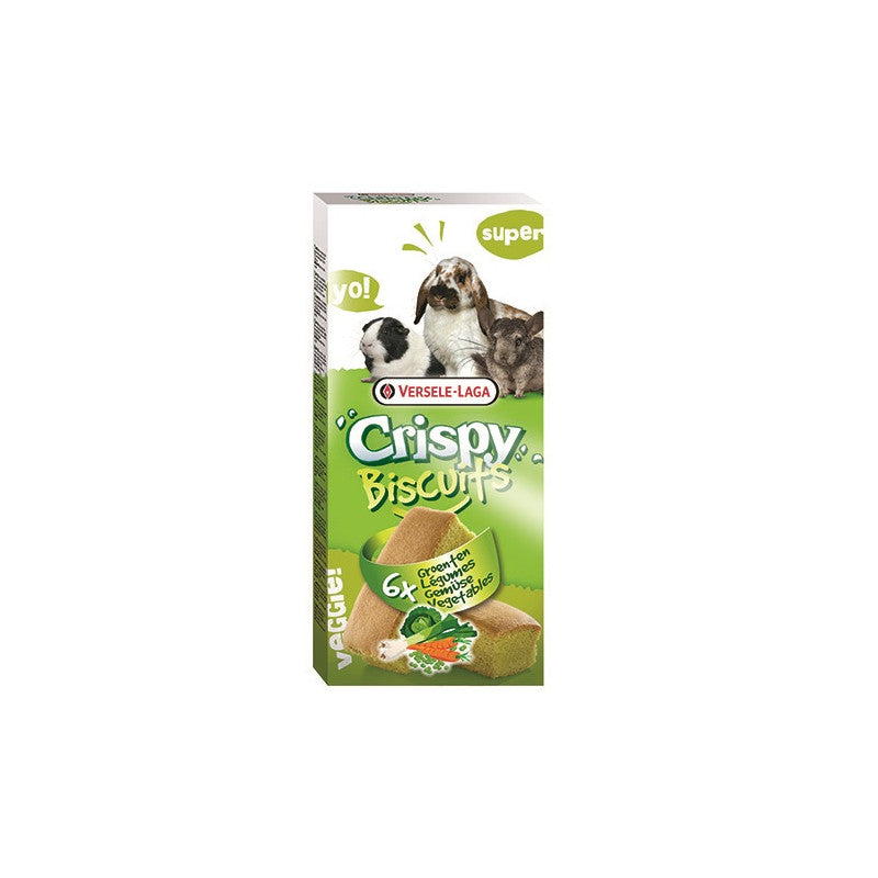 Versele Laga Crispy Biscuits for Small Animals with Vegetables бисквити за гризачи със зеленчуци 6бр.