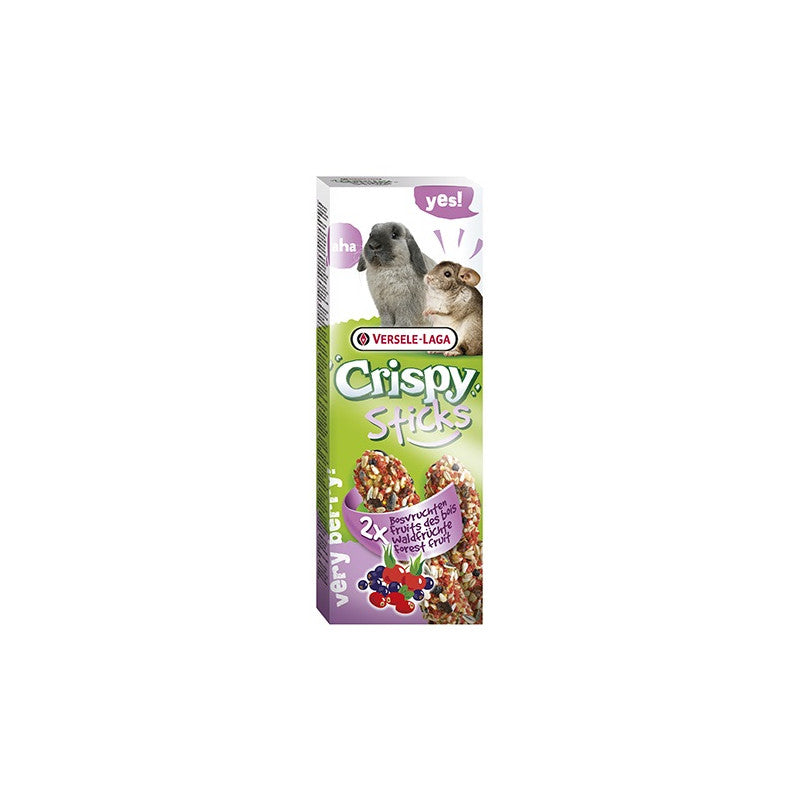 Versele Laga Crispy Sticks for Rabbits and Chinchillas лакомство за зайци и чинчили с горски плодове 2х55гр.
