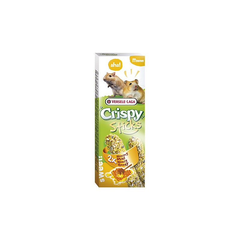 Versele Laga Crispy Sticks for Hamsters and Gerbils with Honey лакомство за хамстери и джербили с мед 2х55гр.