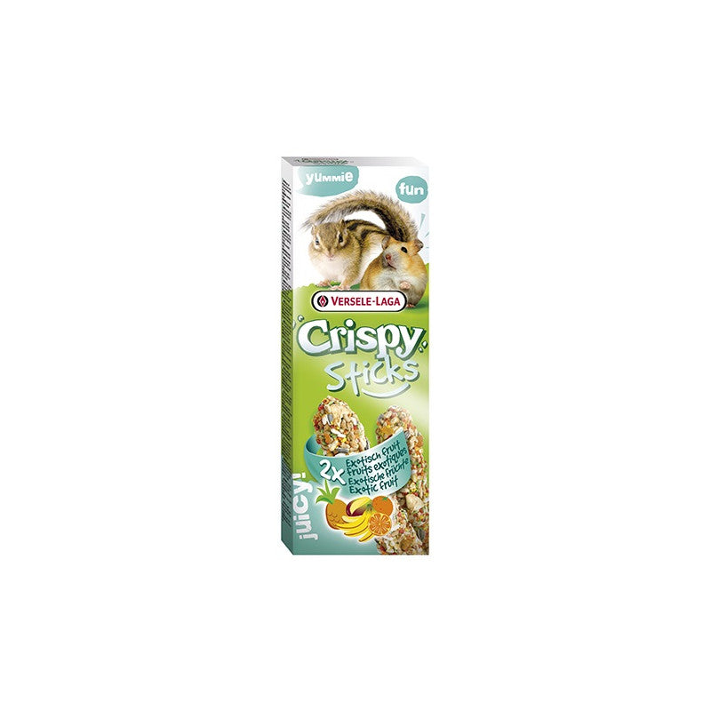 Versele Laga Crispy Sticks for Hamsters&Squirrels with Exotic Fruits лакомство за хамстери и катерички с екзотични плодове 2х55гр.