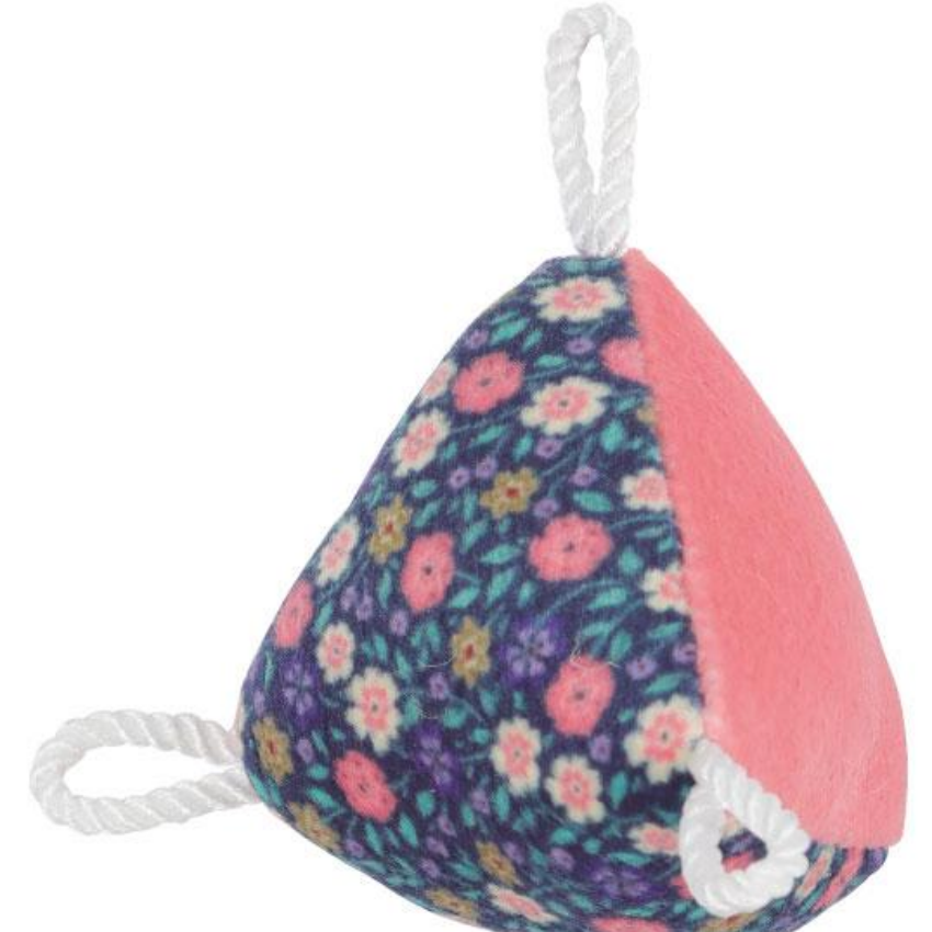 Играчка за котки във формата на пирамидка - ZOLUX ETHICAT Flower Pyramid - с котешка мента, 6,5 см