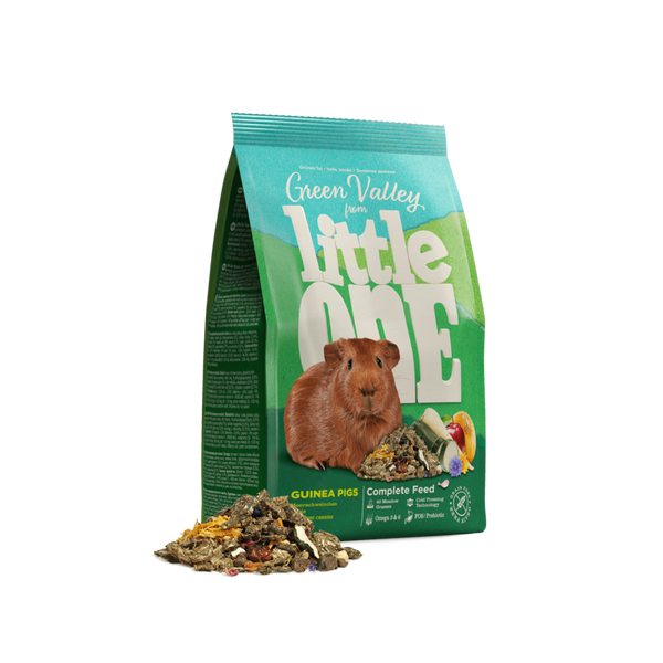 Храна за морски свинчета Little One "Green valley" Fibrefood for guinea pigs - храна за морски свинчета БЕЗ ЗЪРНО, богата на фибри