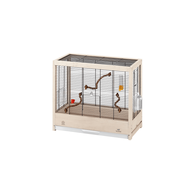 Оборудвана клетка за птици CAGE GIULIETTA 4 BLACK 57х30х50см.