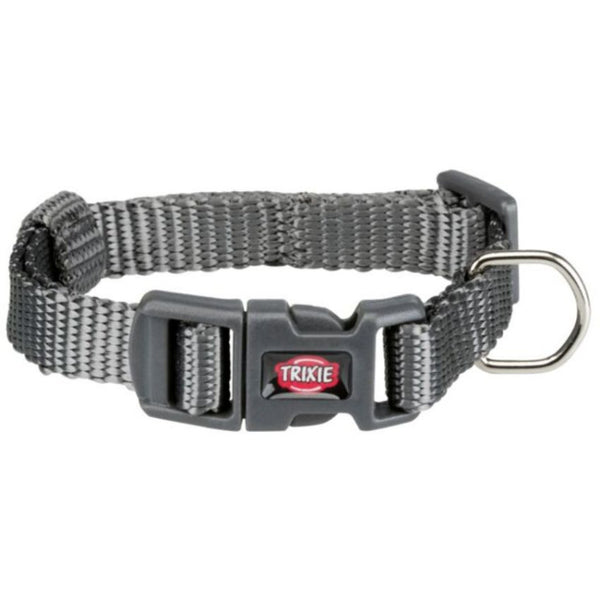 Кучешки нашийник  Trixie Premium collar с регулируема дължина, графитен цвят