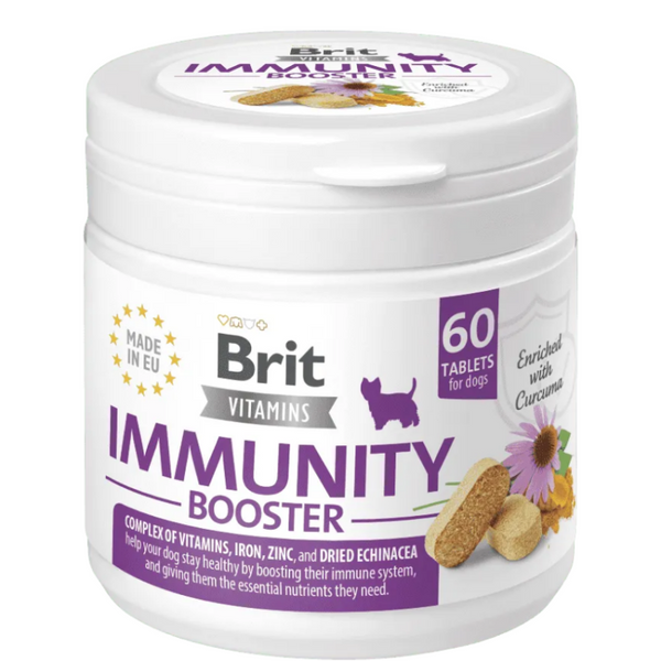 101112291 Brit Vitamins Immunity Booster 120 g (60 Tablets)