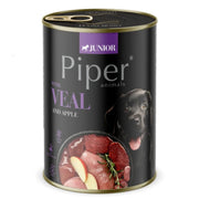 Храна за малки кучета Piper Junior консерва 400гр. Телешко и Ябълки