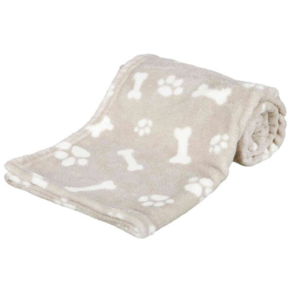 Меко одеяло за кучета Trixie Kenny blanket бежов цвят100x75 см. 