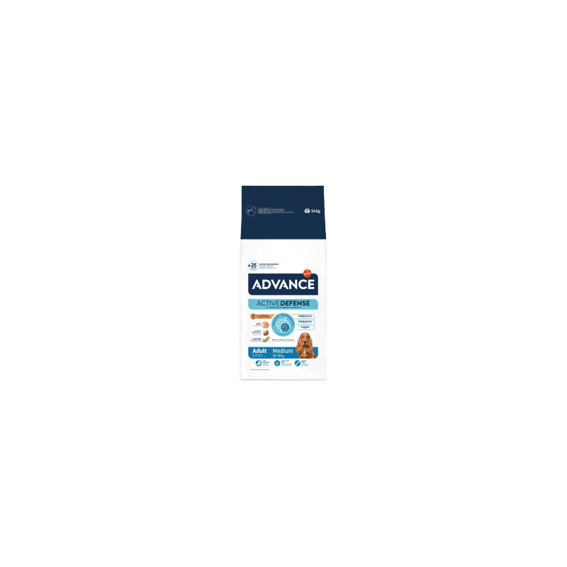 Advance Dog Medium Adult за израстнали кучета от средните породи 14кг. 