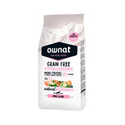 Натурална суха храна OWNAT GRAIN FREE HYPO MINI LAMB MONOPROTEIN - хипоалергенна формула БЕЗ зърнени култури, с 50% прясно агнешко