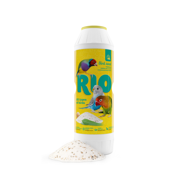 Хигиенен пясък за папагали с добавен екстракт от евкалипт RIO Bird sand  2кг
