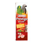 Versele Laga Prestige Sticks Parrots Vegetables & Dandelion - лакомство за големи папагали със зеленчуци и глухарче 2х70гр.