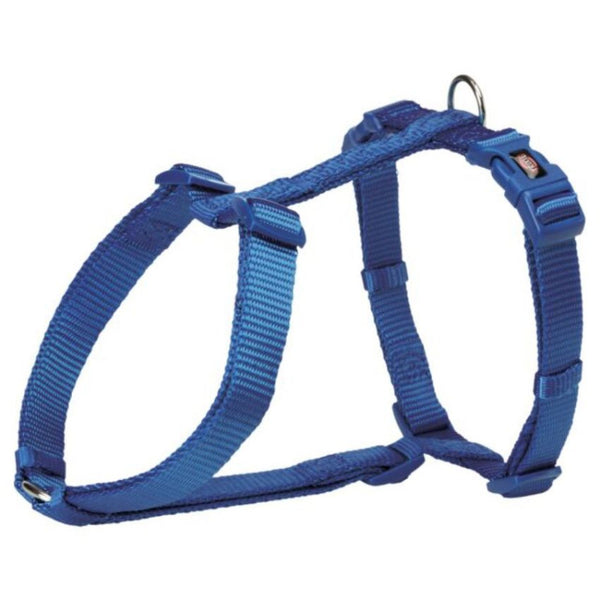Нагръдник за куче Trixie Premium H-harness тип "H" с регулируема дължина, кралско син цвят