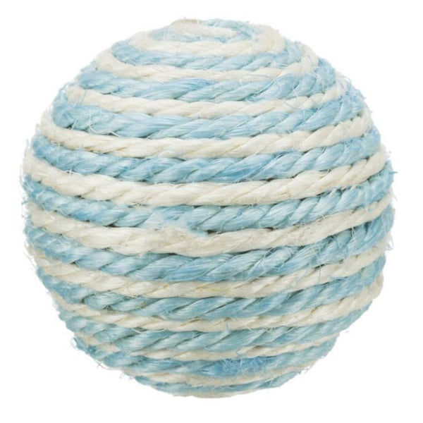 Котешка играчка Trixie Ball сизалено топче с дрънкащ звук