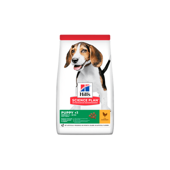 Hill’s Science Plan Canine Puppy Medium с пилешко - За подрастващи кучета от средните породи до 25 кг., от отбиването до 1г.