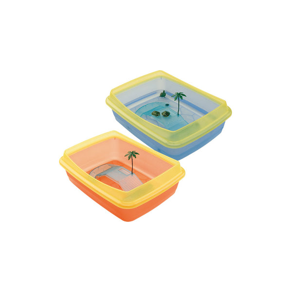 Пластмасов аквариум за костенурки TURTILE BOWL TORTUGAS 47х36х15,5см.
