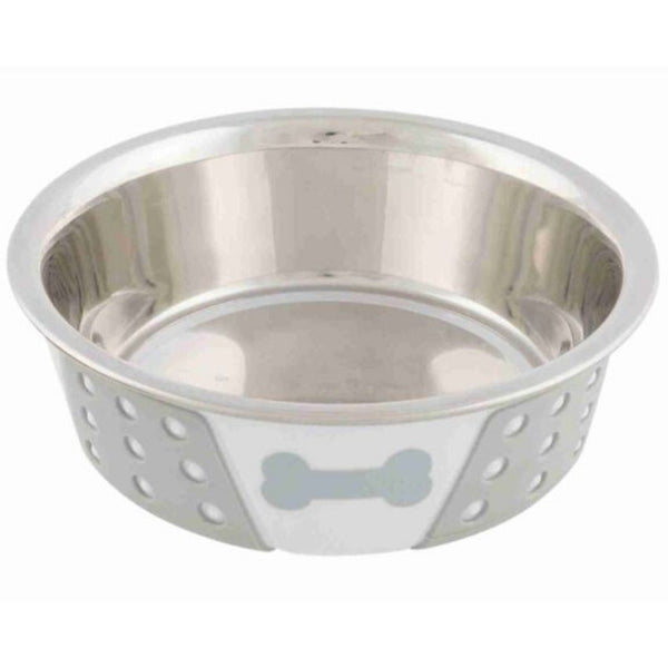 Купа  от неръждаема стомана Trixie Bowl с дизайн кокалче