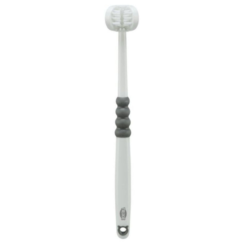 Четка за зъби с три глави Trixie 3-headed toothbrush подходяща за кучета и котки