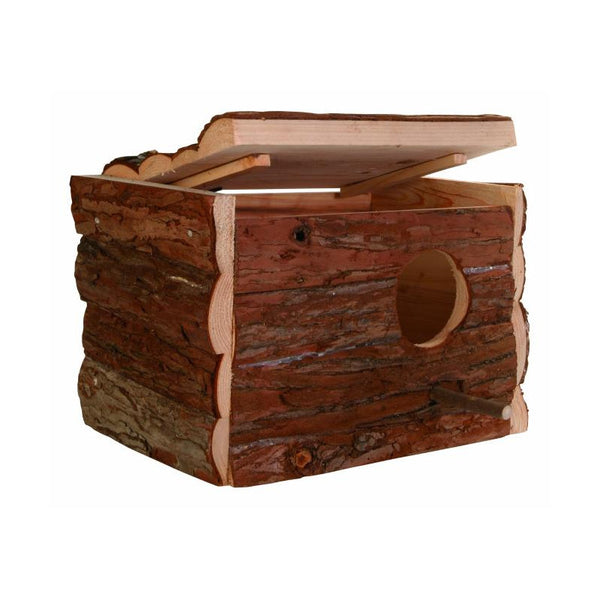 Trixie Wooden Nest - Дървено гнездо за малки папагали 21 х 13 х 12 см