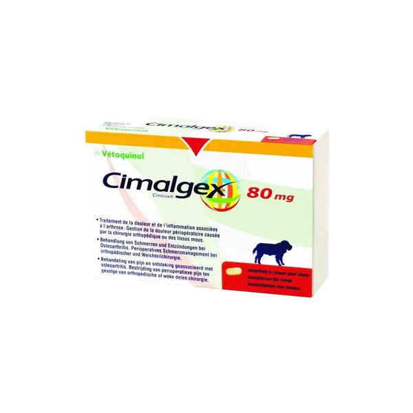 Vetoquinol - Cimalgex - противовъзпалителни дъвчащи таблетки 80 мг. / 16 табл.