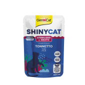 Пауч за кастритани котки GIMCAT SHINYCAT POUCH STERILIZED TUNA паченца риба тон в бульон