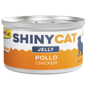 Пълноценна консервирана храна за котки GimCat SHINYCAT JELLY CHICKEN парченца пилешко месо в желе