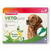 Beaphar Veto Pure Spot On - противопаразитни капки за кучета от средни породи 15-30 кг