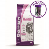 GEMON ALL BREEDS ADULT DOG WITH PORK AND RICE - Пълноценна суха храна за кучета в зряла възраст от всички породи със свинско и ориз 