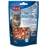 Trixie Premio Tuna Sandwiches - Лакомство за котки под формата на сандвичи с риба тон 50 гр