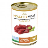 Консервирана храна за кучета HEALTHY MEAT MONO BITS DOG- Horse and Potatoes - със 100% 1ист протеин от конско месо и картофи 400г