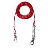 Trixie Tie Out Cable - Повод за кучета за двора с пластмасово покритие против корозия 5 м