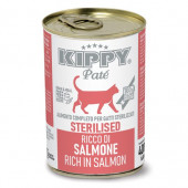 KIPPY Pate Salmon (CAT Sterilised) - Консервирана храна за котки със сьомга 400гр.