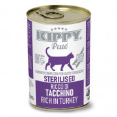 KIPPY Pate Turkey (CAT Sterilised) - Консервирана храна за котки с пуйка 400гр.