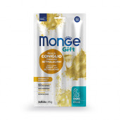 Monge Gift Immunity Support - стикове със заешко и бетаглюкани за силен имунитет, без зърнени култури 45 гр