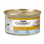   Мокра храна в консерва за котки PURINA GOURMET Gold Пастет с Риба Тон 85гр.