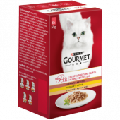 Gourmet Mon Petit Chicken Mix - изискана рецепта / с патица, пиле, пуйка / 6 броя по 50 грама