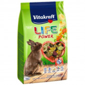 Vitakraft - Life Power - пълноценна храна за сила и фитнес, за мини зайчета 600 гр.