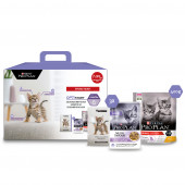 Суха храна Pro Plan Kitten с пилешко + ПОДАРЪК 3 пауча Pro Plan Nutri Savior Junior
