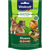 Emotion Flowers and Fruits- снакс за гризачи с цветя и плодове 70 гр.