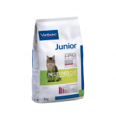 Virbac Junior Neutered Cat - пълноценна храна за малки котенца от кастрацията до навършване на 12 месечна възраст 