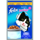 Храна в пауч за малки котенца PURINA FELIX Fantastic 85гр.