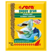 Гранулирана храна за гупи и дребни риби SERA GUPPY GRAN 10гр.