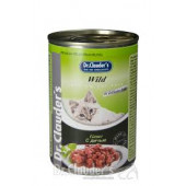 Храна за котки в консевра Dr.Clauder s Premium - с месо от дивеч 415 гр