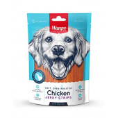 Лакомство Wanpy Soft Chicken Jerky Strips - меко пилешко филе на ленти печено на фурна 100 гр