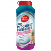 Пудра Simple Solution Carpet Frechener за почистване на петна и миризми от тапицерия с аромат на пролетен бриз 500 гр.