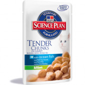 Hills Science Plan™ Kitten Ocean Fish - Паучове с океанска риба за котенца до 12 месеца, 12 х 85гр